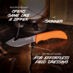 Outdoor Edge Wildpair Knife Combo 4" Gut-Hook Skinner Blade & 2-1/2" Caping Blade Orange - alternate view 4