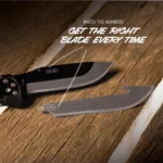 Outdoor Edge RazorEDC Lite Replaceable Blade Folding Knife 3" Drop Point Blade Orange - alternate view 4