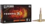 Federal Cartridge Co. Federal Fusion Tipped Rifle Ammunition 6.5 Creedmoor 140gr PT 2700 fps 20/ct - alternate view 4