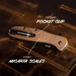 Outdoor Edge Razor VX2 Replaceable Blade Folding Knife 3" Drop Point Blade Brown - alternate view 4