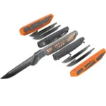 Outdoor Edge Razor Apx Fixed Knife with 3" Removable Drop Point Blades Orange - alternate view 4