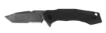 Kershaw Knives Kershaw Analyst Folding Knife 3-1/4" Partially Serrated Tanto Blade Black - alternate view 4