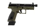 Beretta U.S.A. Beretta APX A1 Full Size Tactical Handgun 9mm Luger 21rd Magazines (3) 4.8" Threaded Barrel OD Green with
