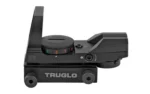 Truglo Dual Color Open Red Dot Sight 24x34mm Multi Reticle Illuminated Black - alternate view 4