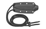 Columbia River Knife & Tool CRKT Biwa Fixed Drop Point Knife 3" Blade Brown Black - alternate view 4