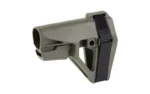 SB Tactical SBA5 Pistol Stabilizing Brace 5-Position Adjustable for AR-15 OD Green - alternate view 4
