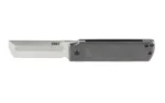 Columbia River Knife & Tool CRKT MinimalX Folding Knife 2-1/5" Cleaver Blade Grey - alternate view 4