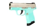 Sig Sauer P365 Robins Egg Blue Handgun .380 ACP 10rd Magazines(2) 3.1" Nickel Slide Optic Ready - alternate view 4
