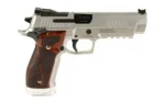 Sig Sauer P226 X-Five Stainless Custom Works Handgun 9mm Luger 20rd Magazines(3) 5" Barrel Cocobolo Grips SAO - alternate
