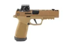 Sig Sauer P365-XF DH3 Handgun 9mm Luger 17(1)& 21(2)rd Magazines 3.7" Barrel DH3 Slide Coyote Romeo-X Competition Magwell