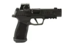 Sig Sauer P365 Fuse Comp Handgun 9mm Luger 21(2) &17(1)rd Magazines 3.7" Barrel Black Modular Polymer Grip Romeo Sig Loc