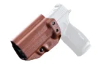 Mission First Tactical Leather Hybrid IWB/OWB Holster for Sig Sauer P365-XMacro Brown Ambi - alternate view 4