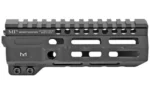 Midwest Industries Combat Rail One Piece Free Float M-LOK Handguard 6" Black - alternate view 4