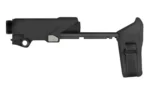 SB Tactical HBPDW Pistol Stabilizing Brace 556/300 BLK Black with Buffer and Spring - alternate view 5