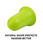 The Allen Company Inc. Allen ULTRX Tapered Foam Ear Plugs 32dB Lime 6 Pairs - alternate view 5