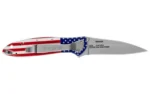 Kershaw Knives Kershaw Leek Folding Knife 3" Drop Point Blade USA Flag - alternate view 5