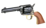 Cimarron Fac Cimarron Pistolero Handgun 9mm Luger 6rd Capacity 4.75" Barrel Case Hardened with Wood Grips - alternate view 5