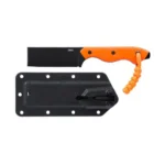 Columbia River Knife & Tool CRKT Razel Fixed Knife 3" Chisel Blade Orange - alternate view 5