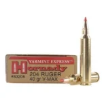 Hornady Mfg Hornady Varmint Express Rifle Ammunition .204 Ruger 40 gr V-MAX 3900 fps 20/ct - alternate view 5