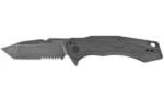 Kershaw Knives Kershaw Analyst Folding Knife 3-1/4" Partially Serrated Tanto Blade Black - alternate view 5
