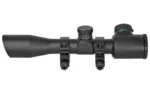 Truglo Tru-Brite Extreme Tactical Compact Rifle Scope with Rings - 4x32mm Dual Color Illum. Mil-Dot 4" Matte - alternate view