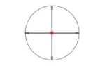 Sig Sauer Whiskey 4 Low Profile Rifle Scope 3-12x44 30mm SFP Quadplex non-Illum Capped 0.25 MOA - Black - alternate view 5