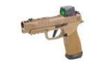 Sig Sauer P365-XF DH3 Handgun 9mm Luger 17(1)& 21(2)rd Magazines 3.7" Barrel DH3 Slide Coyote Romeo-X Competition Magwell