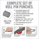 Real Avid Accu-Punch Hammer & Roll Pin Punch Set - alternate view 5