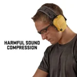 The Allen Company Inc. Allen ULTRX Bionic Electronic Ear Muffs 22dB Yellow - alternate view 5