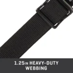 The Allen Company Inc. Allen Aspen Nubuck Rifle and Shotgun Sling 2-Point Black/Clay - alternate view 5