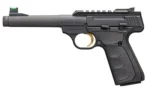 Browning Buck Mark Plus Camper UFX Suppressor Ready Handgun .22 LR 10rd Magazine 6" 1/2-28 Threaded Barrel Black - alternate