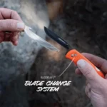Outdoor Edge RazorPro L Replaceable Blade Folding Knife 3-1/2" Drop Point Blade Orange - alternate view 5
