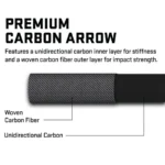 Tenpoint Crossbow Technologies Tenpoint CenterPunch HPX Carbon Arrows 20'' w/ Alpha-Nock HPX .001'' - alternate view 5