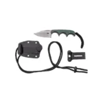 Columbia River Knife & Tool CRKT Minimalist Spear Point Fixed Knife 2-1/8" Spear Point Blade Green - alternate view 5