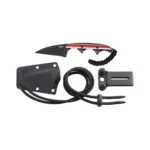 Columbia River Knife & Tool CRKT Minimalist Fixed Knife 2" Wharncliffe Blade Layered Multi-Color Handle - alternate view 5