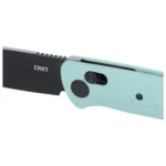 Columbia River Knife & Tool CRKT Counterpart Folding Knife 3-2/5" Drop Point Blade Black Aqua - alternate view 5