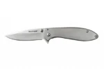 Sarge Knives Hawk Swift Assist Folder Knife 3-1/8" Clip Point Blade Chrome - alternate view 5