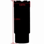 Tacfire Inc. TacFire Linear Compensator Sound & Concussion Forwarder .223/5.56 1/2x28 Black - alternate view 5