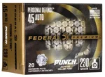 Federal Cartridge Co. Federal Personal Defense Punch Handgun Ammunition .45 ACP 230 gr JHP 890 fps 20/ct - alternate view 6