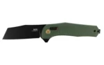 Sog Specialty Knives Inc. SOG Knives Diverge XR Folding Knife 3" Sheepsfoot Blade Black and Forest Green - alternate view 6