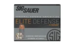 Sig Sauer Sig Elite V-Crown Handgun Ammunition 9mm Luger 115 gr JHP 1185 fps 20/ct - alternate view 6