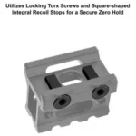 Leapers Inc. Leapers UTG Super Slim Picatinny Riser Mount 1 Inch High 3 Slots - alternate view 6