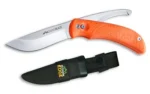 Outdoor Edge Swingblade Rotating Dual-Blade Hunting Knife 3-3/5" Drop Point Blade 3-1/5" Gutting Orange - alternate view 6