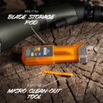 Outdoor Edge Razor HTX Replaceable Blade Folding Knife 3-1/2" Blades Orange - alternate view 6