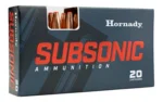 Hornady Mfg Hornady Subsonic Rifle Ammunition .45-70 Govt 410gr PT 1075 fps 20/ct - alternate view 6