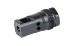 Breek Arms Plan B Echo Single-Port Muzzle Brake .223/5.56 1/2x28 Thread Black - alternate view 6