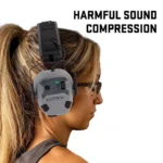 The Allen Company Inc. Allen ULTRX Bionic Fuse Bluetooth Electronic Ear Muffs 22dB Cement Grey - alternate view 6