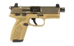 FN America FN USA 502 Tactical Handgun .22 LR 10rd Magazines (2) 4.6" Threaded Barrel FDE - alternate view 6