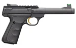 Browning Buck Mark Plus Camper UFX Suppressor Ready Handgun .22 LR 10rd Magazine 6" 1/2-28 Threaded Barrel Black - alternate