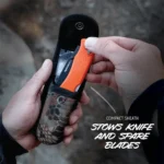 Outdoor Edge RazorPro L Replaceable Blade Folding Knife 3-1/2" Drop Point Blade Orange - alternate view 6